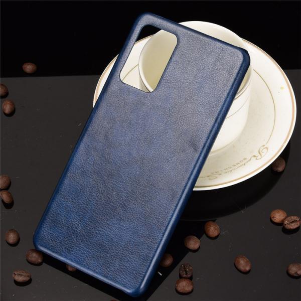 Vintage Leather Back Cover , Anti Scratch Cell Phone Protective Cover Half Wrapped
