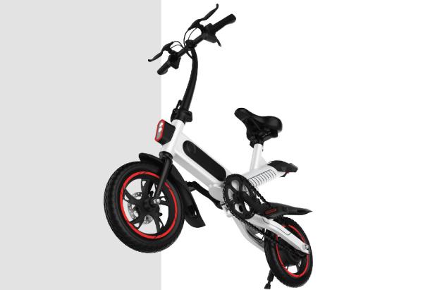 Compact Size Small Folding Electric Bike 36V 10AH Battery 17.5KG 107 * 45 * 100CM