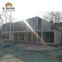 Construções transportáveis personalizadas luxo do recipiente do escritório do local