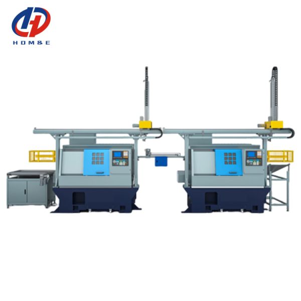 Multi-equipment Automated Production Line CNC Lathe with Gantry Loader