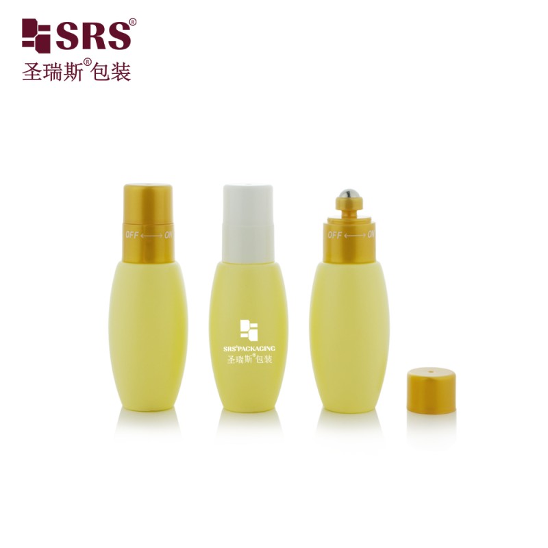 KG1-45ML Empty Custom Color Plastic Roller Ball Bottle With Switch For Anti-Itch Liquid