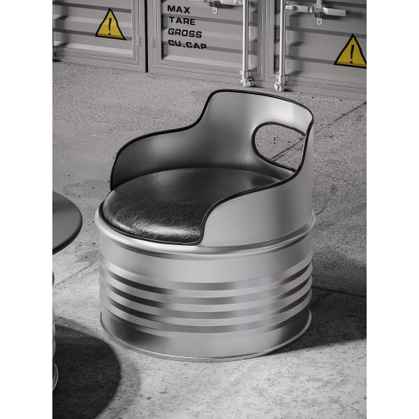 Industrial Restaurant Table Chair Sets Silver Furniture Table And Chairs
