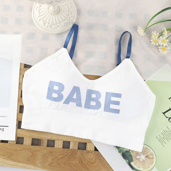 Comfortable Vest Style Girl's Bra High Quality New Arrival 2025 Wholesale Women Vest Style Bra for Slim Girls