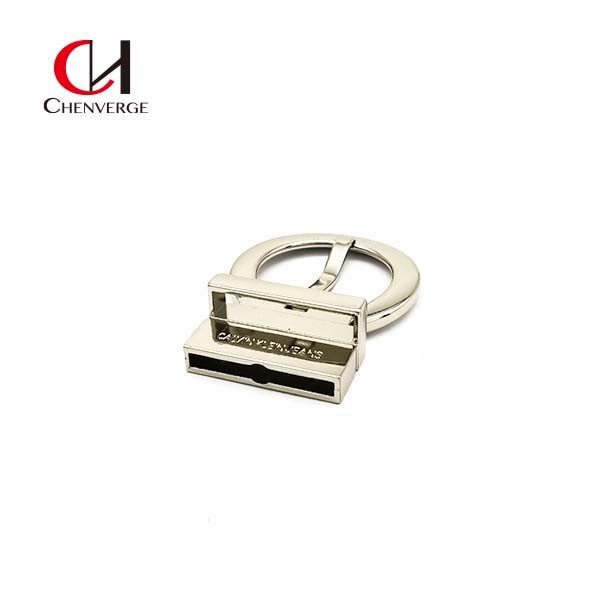 Circular 35mm Reversible Belt Buckles Zinc Alloy Material Laser Logo