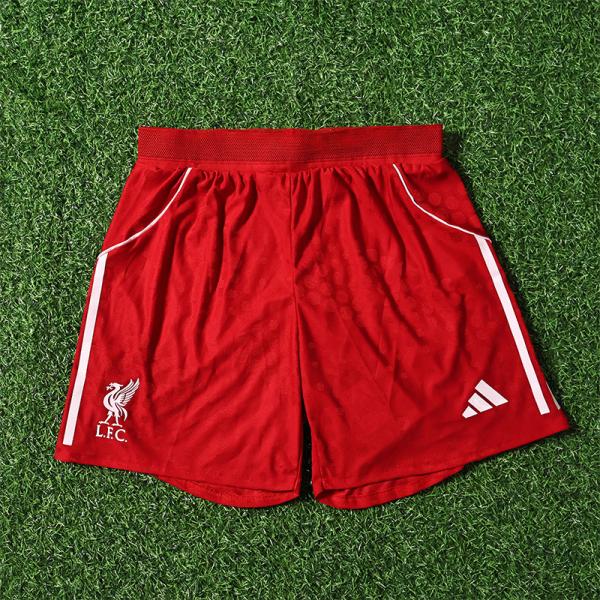 2025-2026 Shorts pour la personnalisation des sports d'équipe du Liverpool FC