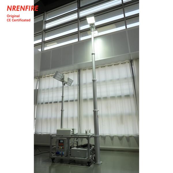 fire truck mounting pneumatic telescopic mast light 1.8m roof top mounted-NR-R1800-240