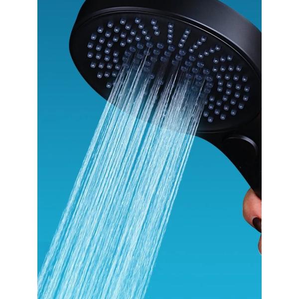 Полированная высоко давленная водосберегающая ABS пластиковая поверхностная душевая головка для аксессуаров для ванной