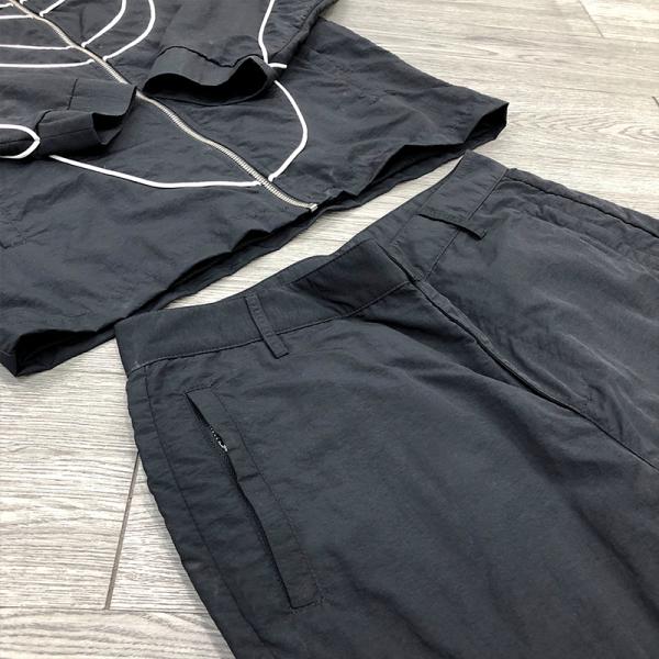 Veste coupe-vent en nylon réfléchissant 3m personnalisée, patch brodé, rayures, veste coupe-vent légère streetwear, survêtement homme