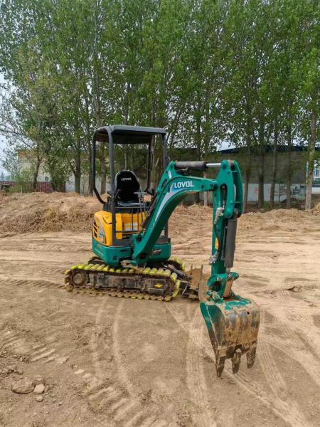 Used Lovol 18 Mini Excavator For Sale Compact Excavator Second Hand Digging Machine