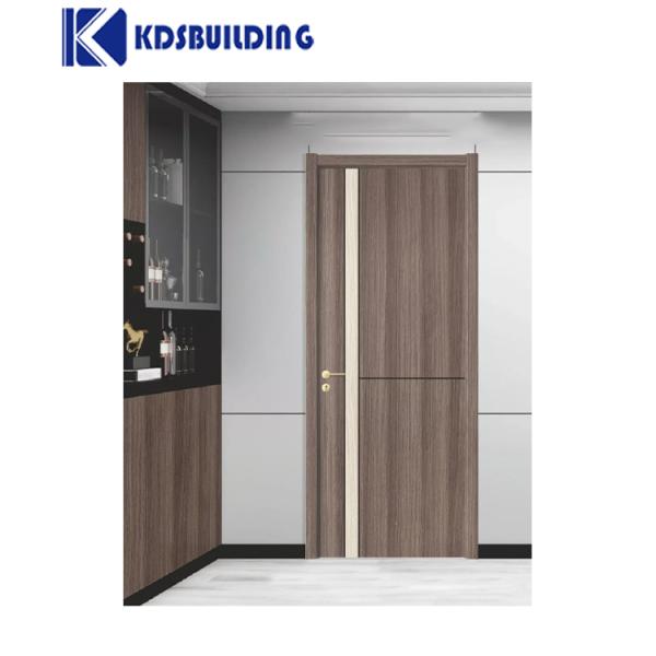 Solid Wooden Internal Door Fibre Panel Assembly Interior Main Double Door