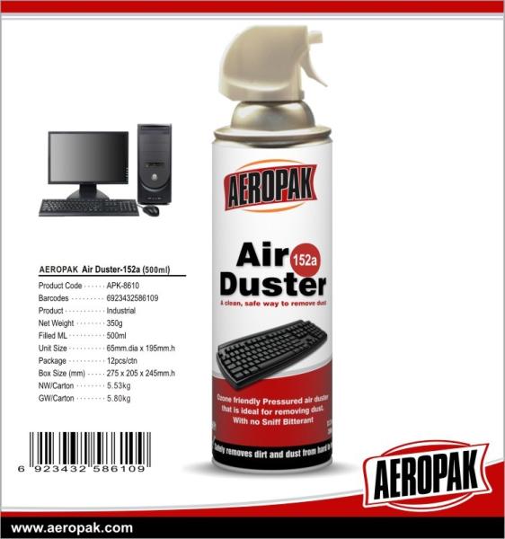 Household / Industrial Cleaning Products Air Duster Spray To Remove Dust / Dirt