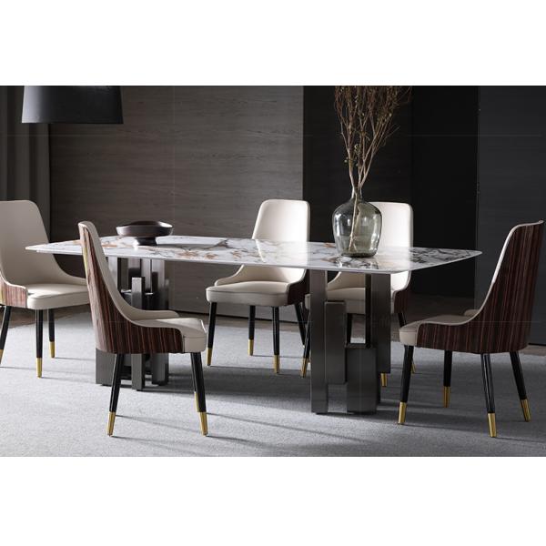 Fashion Clean Easily Luxury Marble Dining Table