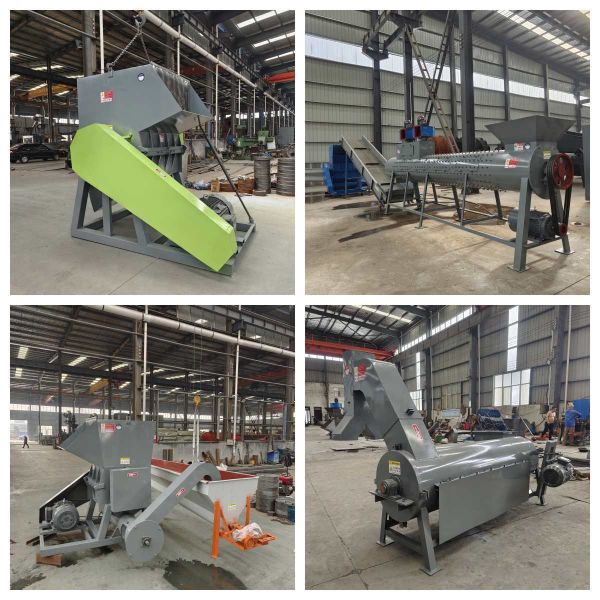PET Bottle Plastic Crusher High Output Plastic Grinding Machine for Beverage Bottle Recycling Plant