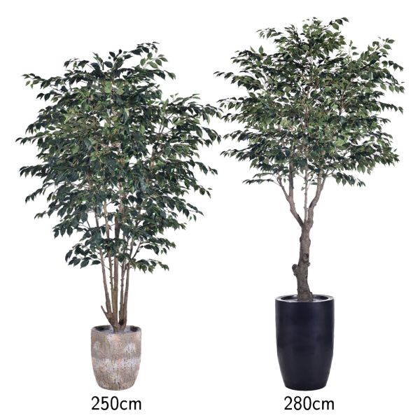Large 280 cm 250cm Anti-Ultraviolet Large Fake Plants Banyan Tree Bonsai Plant Plastic Garden Supplies for Home Garden