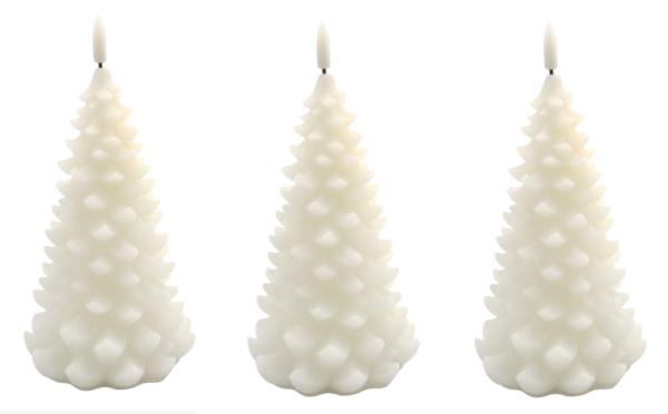 3AAA Battery Wax Pinecone Halloween LED Gift Light 3pk 10.8*10.8*17(20)Cm