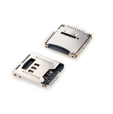 SMT Soldering Mounting 50V Max SD Card Connector For GPS