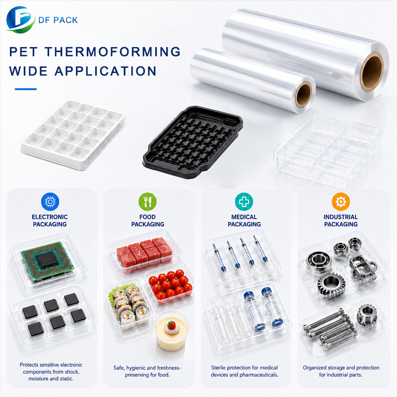 Customization Pet Plastic Blister Tray Sterilization Vacuum Forming Tray for Catheter Kit for Medical Blister Packaging