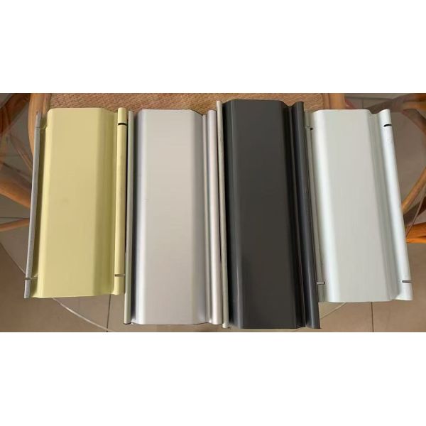 Custom Aluminum T Shape Bottom Bar For Polycarbonate Rolling Shutters