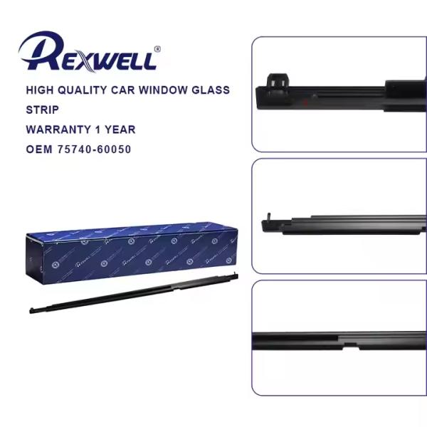 Auto partes del cuerpo del coche delantero trasero izquierda derecha ventana exterior de vidrio Weatherseal correa de la puerta moldeado Assy Set 75710-60070 75720-60070 75730-60050 75740-60050 para Toyota Land Cruiser Lexus LX570