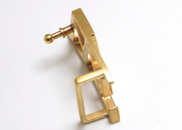 Simple Design Gold Color Stainless Steel Personalized Belt Buckles Metal Waistband Attachment