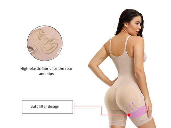 Regular Size Type 3 Layers Adjustable Strap Full Body Shaper for Women Lady Butt Lifter