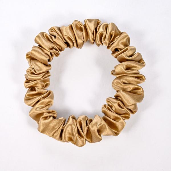 Silk Scrunchies For Hair 100% Mulberry Silk Ties For Curly Hair Scrunchies Prevent Breakage