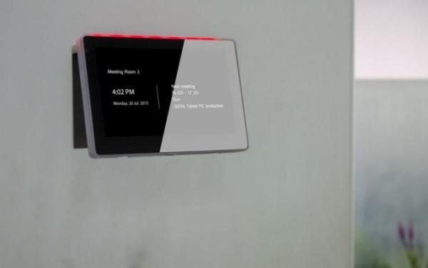 wifi Ethernet 7 Tablet  with PoE NFC LED Indicating Bar for office conference room