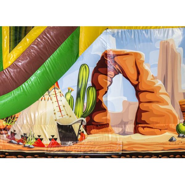 Water - Proof Plato PVC Kids Bounce House / Inflatable Bouncy Castle