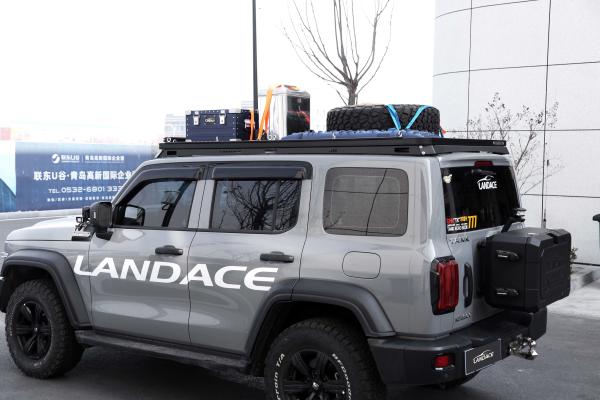 Black 4X4 Aluminum Alloy Low Profile Luggage Tank 300 Accessories Roof Rail Rack for GWM