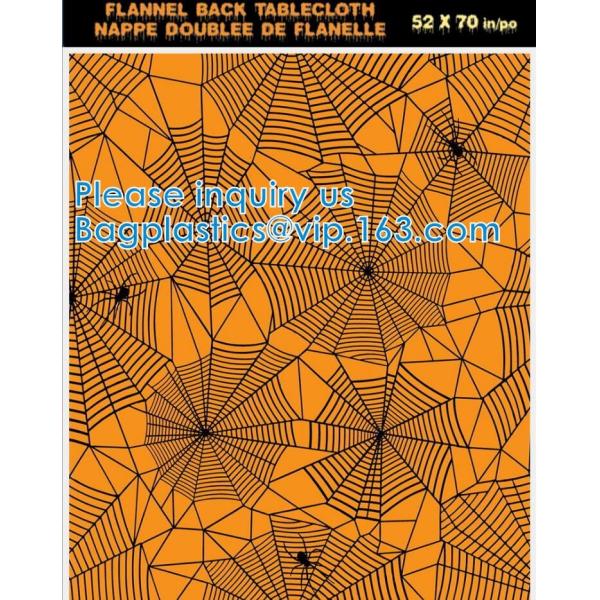Vinyl Christmas Happy Halloween Banquet Event & Party Supplies Decoration Ployester Tablecloths Table Cover picnics