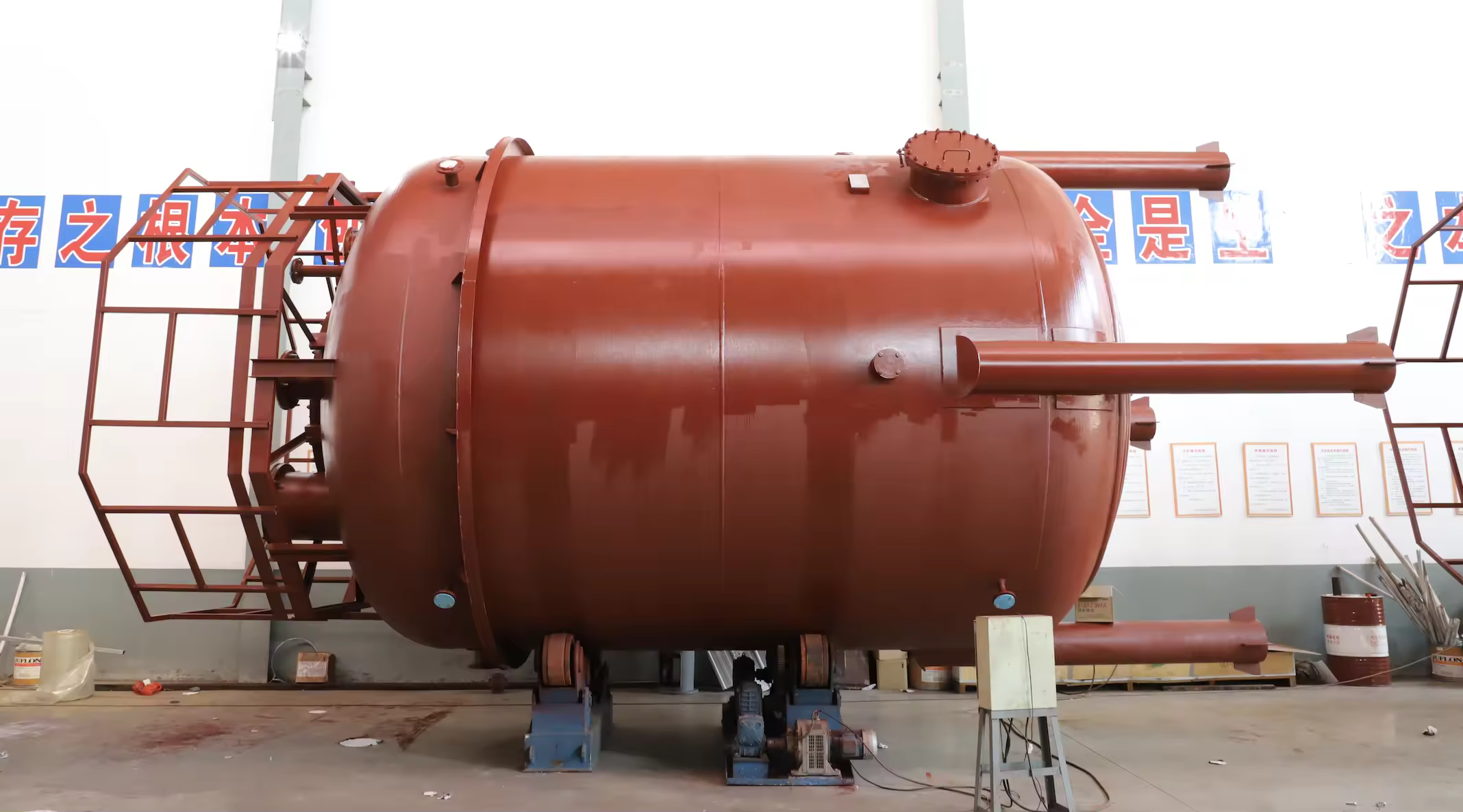200 Bar 300 Bar Test Pressure High Pressure Tank For Industrial Steel Gas Cylinder