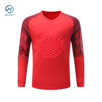 Maillot de gardien de but à coussin pour adultes/enfants chemise de football à manches longues gardien de but de football gardien de but masculin