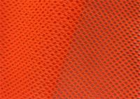 Vestuários 100% vermelhos brilhantes de Mesh Fluorescent Material Fabric For do poliéster