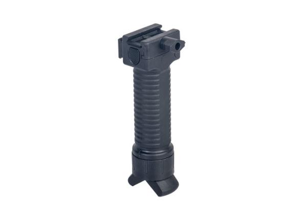 Outdoor Hunting Tactical Vertical Fore Grip with Retractable Bipod and Picattinny Weaver Rail