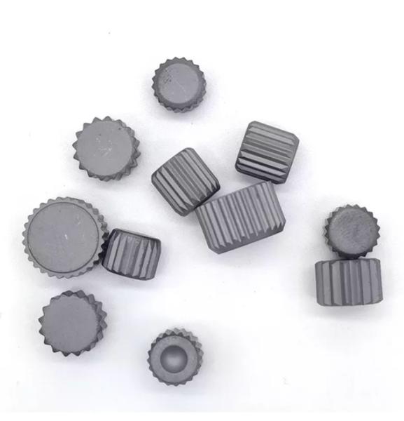 Botões de mineração serrilhados superiores lisos do carboneto de tungstênio para Oli Mining Tools