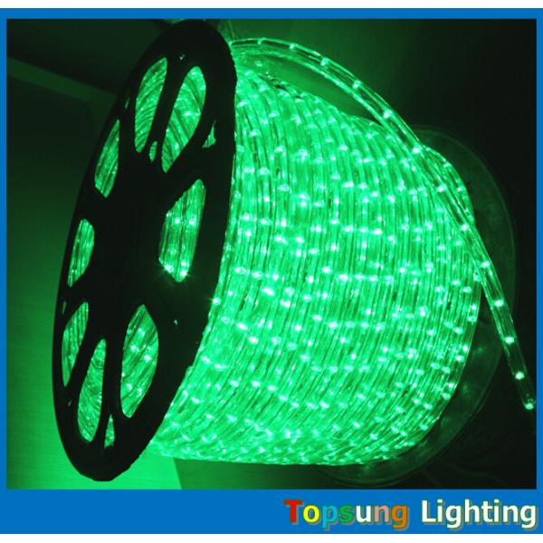 1/2  2 проволока круглое рождественское украшение подсветка веревки зеленый