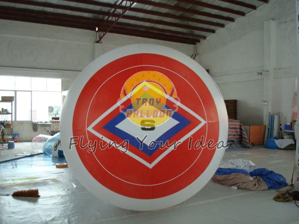 Balão inflável atrativo do dirigível do zepelim do hélio da propaganda para eventos do entretenimento