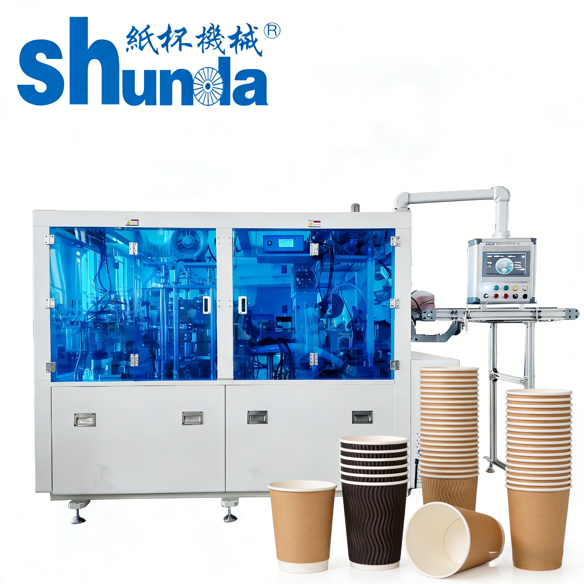 High Speed Paper Cup Making Machine Double Wall PE Coated Cup Forming Machine Factory