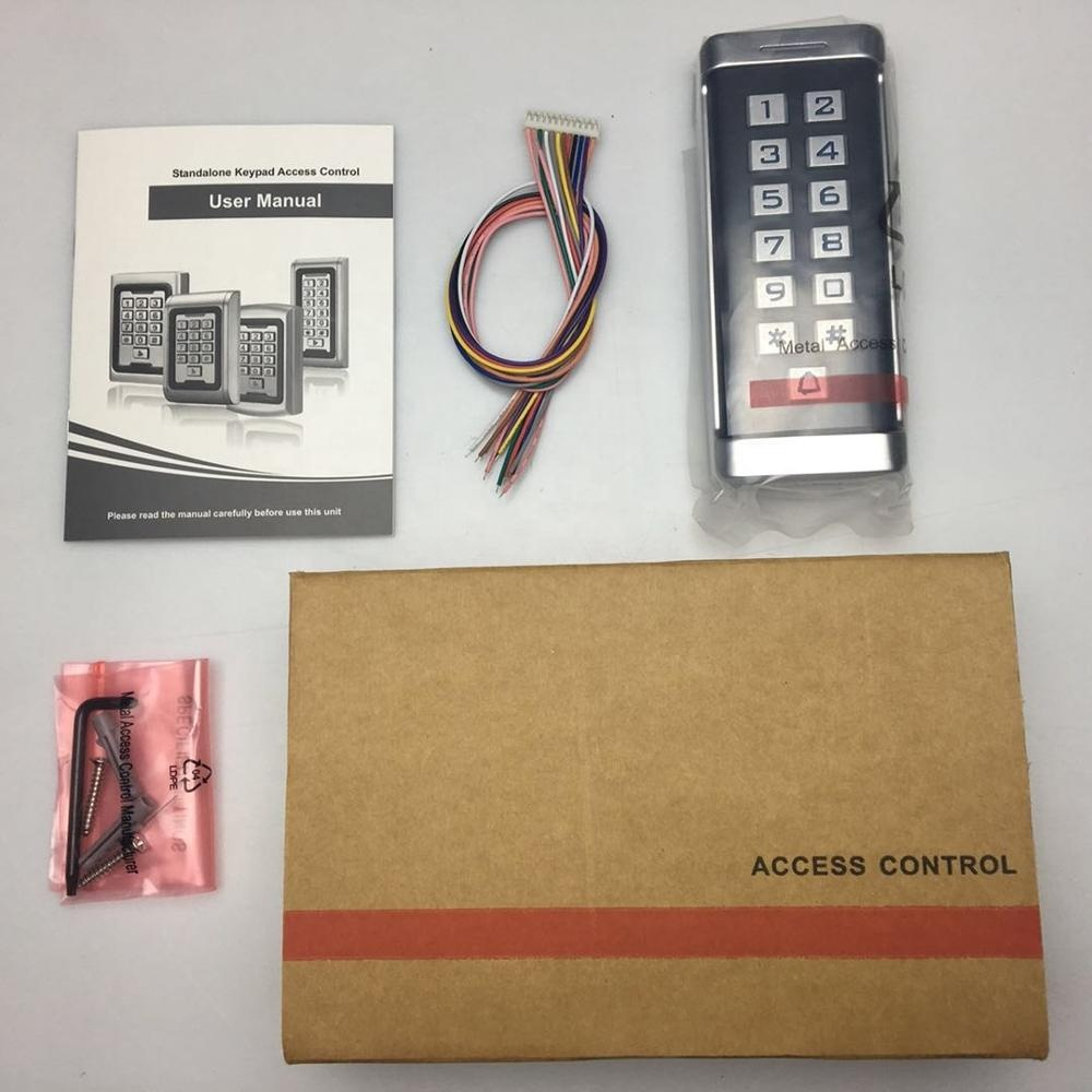 Кнопочная панель случая RFID 125khz цифров металла автоматической кнопочной панели двери водоустойчивая