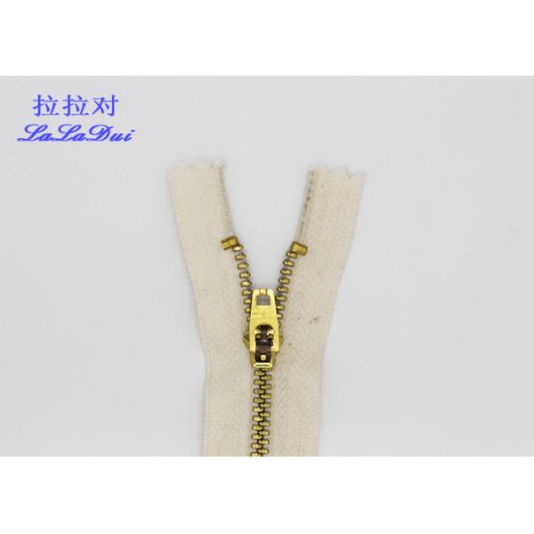 Soft Black Boots 3# 18 Inch Cotton Zipper 100% Cotton Tape For Jeans Jacket Pocket