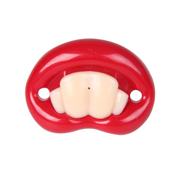 Newborn Silicone Lips Shape  Infant Pacifier Cute Infant Soother Age 6M+ New Born Pacifiers