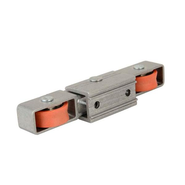 Adjustable Rail Guided Aluminium Sliding Door Rollers Replacement For Closet Wardrobe