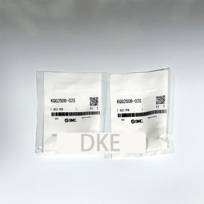 SMC KQG2S08-02S Acessórios de tubos de ar pneumáticos de aço inoxidável 316