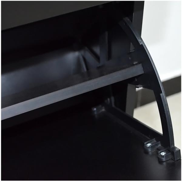 Three Door 12KG 80cm height Wood Shoe Organizer Cabinet