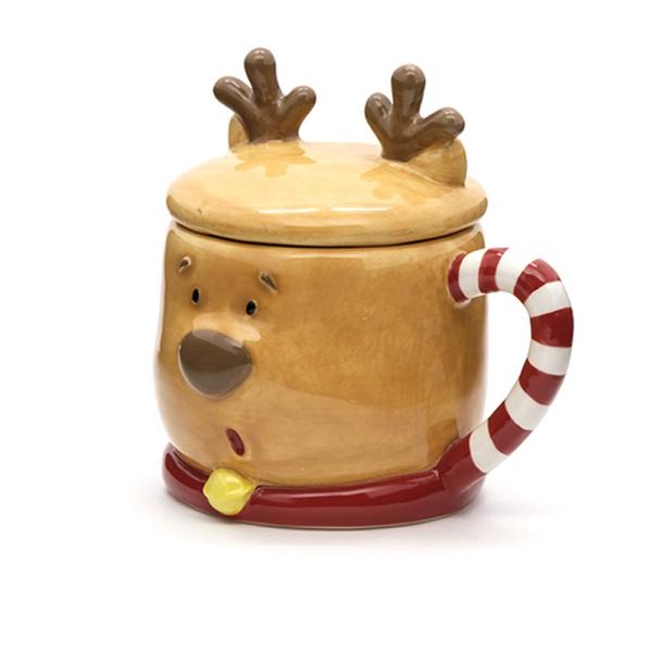 Керамические кофейные кружки в форме оленя 3D 5