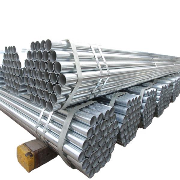 EN10219 BS1139 EN39 ERW Welded Galvanized Carbon Steel Pipe 6m