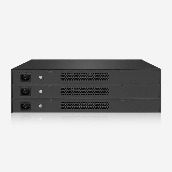 Interruptor Ethernet não gerenciado com 16 portas SFP