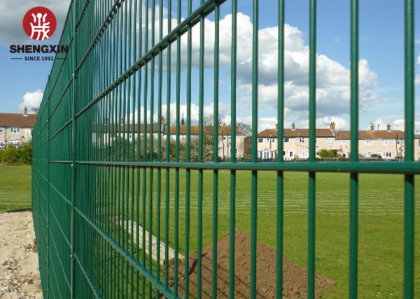 High Strength SGS Double Wire Fence PVC Coated Welded Wire Mesh Panels