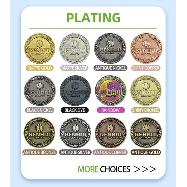 Souvenir Personalized Manufacturers Antique Zinc Alloy Commemorative Copper Brass Holder Metal Silver Gold Custom Challenge Coin