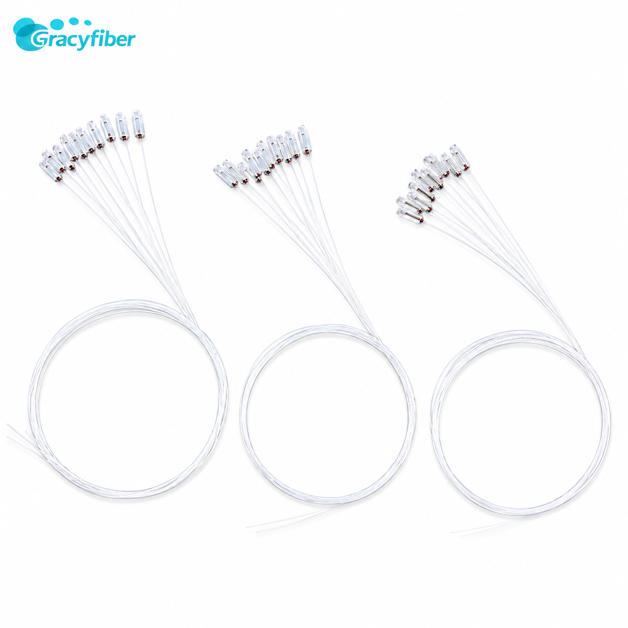 Nx1 Multimode Fiber Combiner Low Insertion Loss Fiber Pump Combiner For Optical Sensing